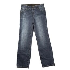 Lane Bryant Denim Jeans Womens Size 12S Stretch Dark Wash Comfort Waist‎ 677